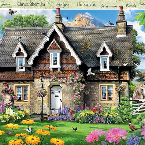 Ravensburger Country Cottage No15 Hillside Cottage Jigsaw Puzzle 1