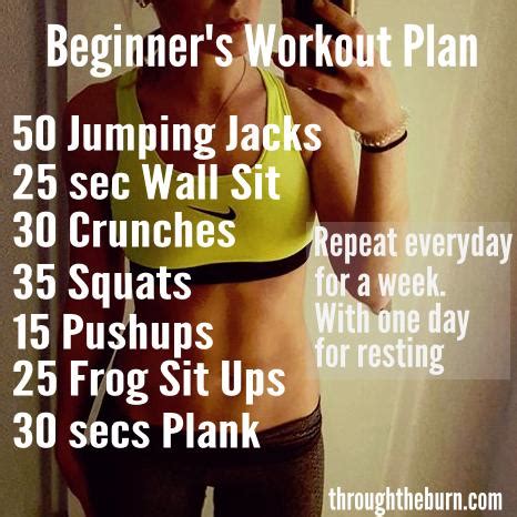 Maybe you would like to learn more about one of these? Beginner's Workout Plan