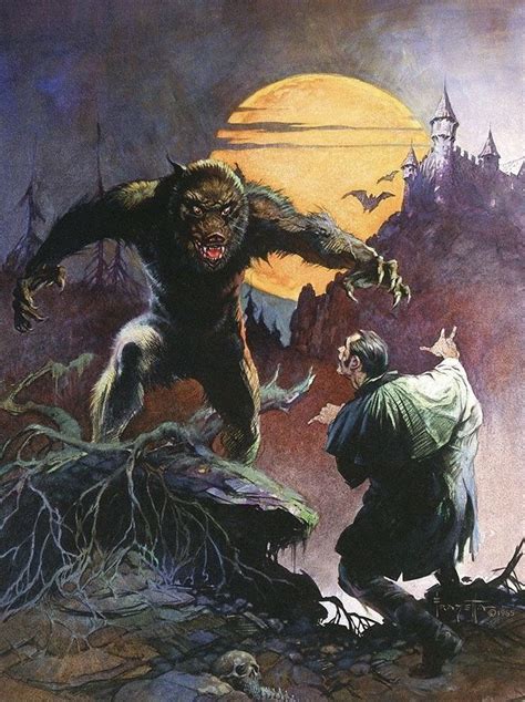 Wolfman Artwork By Frank Frazetta Posters Art Prints Werewolf