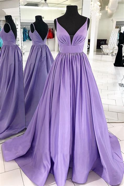 Lavender Long Prom Dress On Luulla
