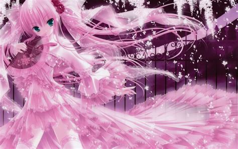 Pink Anime Desktop Wallpapers Top Free Pink Anime Desktop Backgrounds Wallpaperaccess