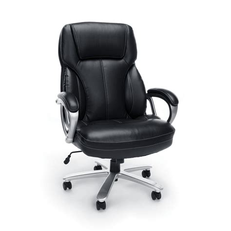 While mesh chairs look great in a modern office setting, you. OFM ESS-202 Essentials Big and Tall Leather Executive ...