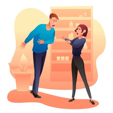 Couple Fighting Illustrations Royalty Free Vector Graphics And Clip Art Istock