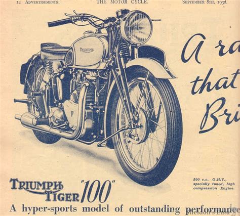 Triumph Tiger 100 1939