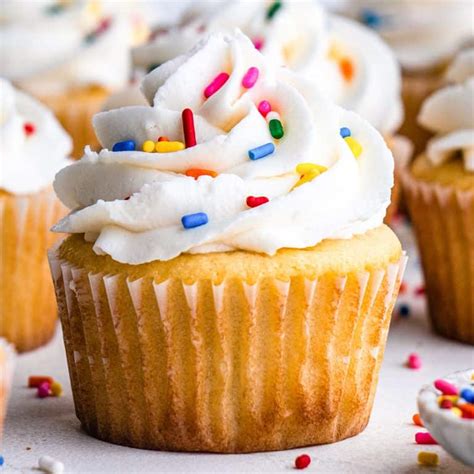 Vanilla Cupcakes Recipe From Scratch Joyfoodsunshine