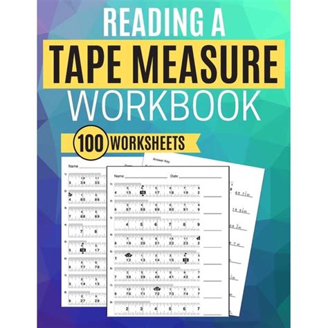 The measurement worksheet will produce eight tape measure problems per page. Reading a Tape Measure Workbook 100 Worksheets - Walmart.com - Walmart.com