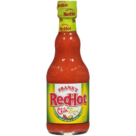 Frank S Redhot Chili N Lime Hot Sauce 12 Fl Oz