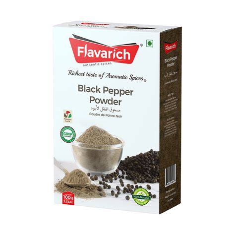 Black Pepper Powder Flavarich Authentic Spices