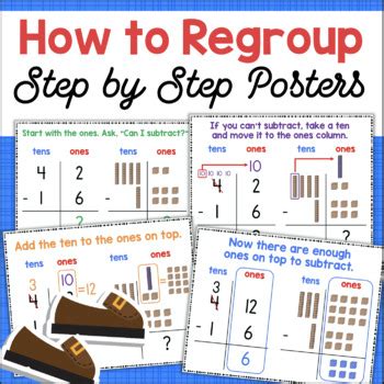 addition  subtraction  regrouping step  step