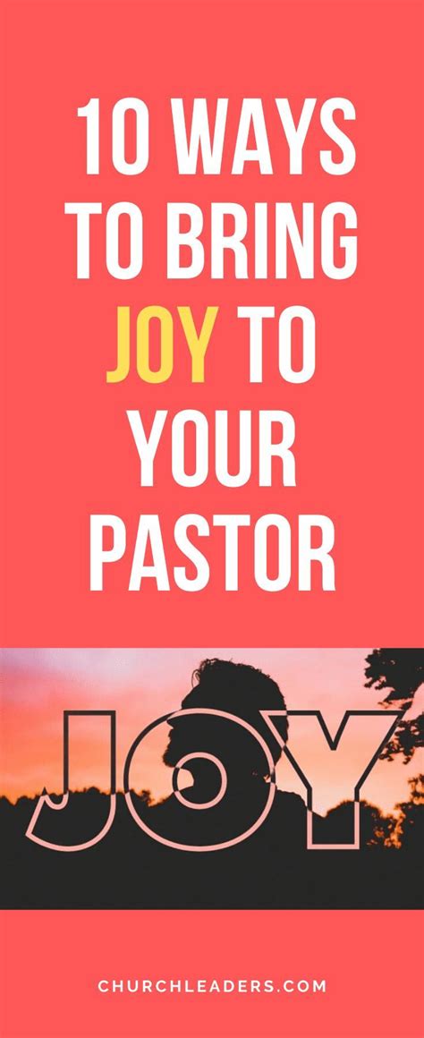 10 Pastor Appreciation Ideas That Will Bring Your Pastor