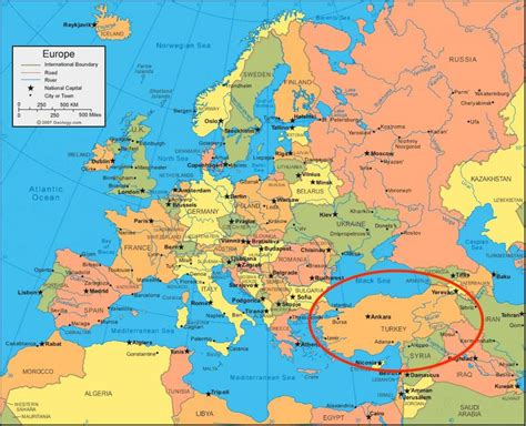 Turchia mappa paese poligonale con faretti posti. Turchia mappa europa - Mappa della Turchia in europa ...