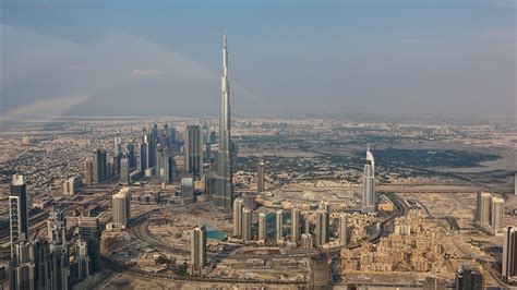 438502 4k Long Exposure United Arab Emirates Burj Khalifa Dubai