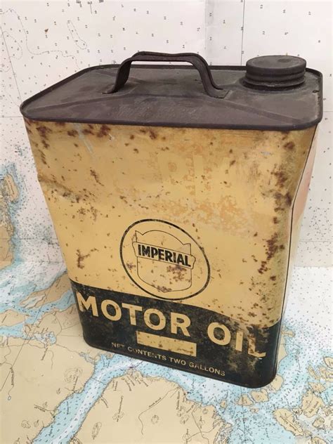 Imperial Motor Oil Can 2 Gallon Bodnarus Auctioneering