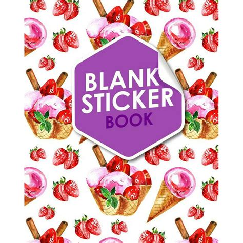 Blank Sticker Book Blank Sticker Book For Adults Sticker Books For