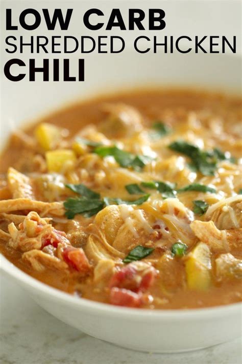 7 low cholesterol recipes to help keep your heart healthy. Low Carb Shredded Rotisserie Chicken Chili | Recipe | Rotisserie chicken recipes healthy ...