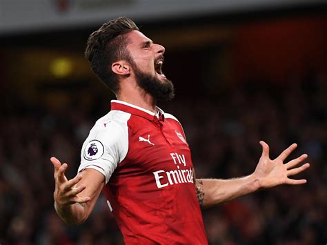 Olivier Giroud And Aaron Ramsey Come To Arsenals Rescue In Seven Goal