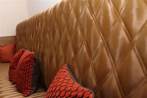 Banquette Seating With A Diamond Stitched Back Detail For Ziya