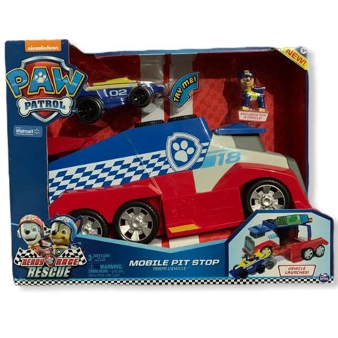Power Patrol Ready Race Rescue Mobile Pit Stop Team Vehicle Play Toy