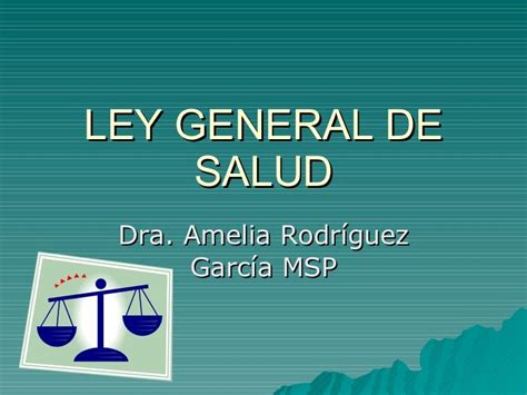 Ley General de Salud