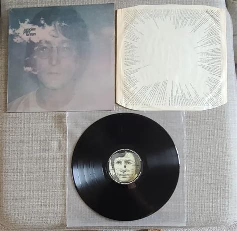 John Lennon Imagine Original Uk Issue Lp On Appleemi Records 1971 Vg