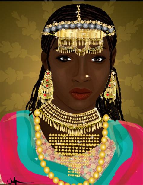 Black Women Art Nubian Queen By Mirzaaf Black Women Art Nubian Queen African American Artwork