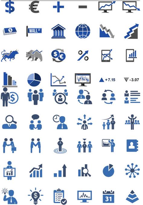 Business Icon Set 185551 Free Icons Library