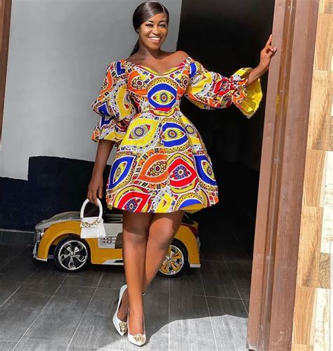 120 Ankara Short Gown Styles Designs 2024 Thrivenaija