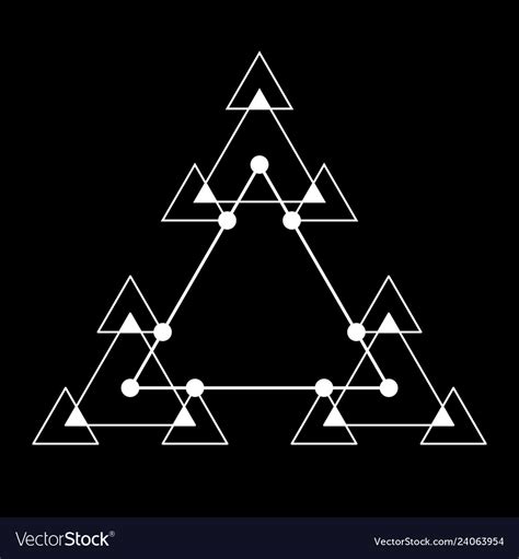 Sacred Geometry Symbols Triangle