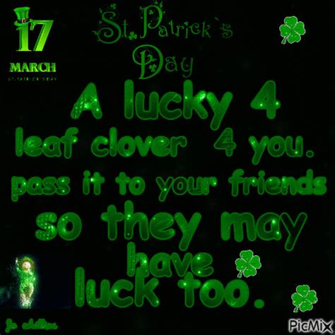 A Lucky 4 Leaf Clover 4 You Pictures Photos And Images For Facebook