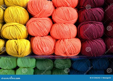 Colored Wool Stock Photo Image Of Textile Pattern Order 61346242