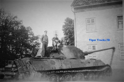 Abandoned Pz Kpfw VI Ausf B Tiger II Sd Kfz 182 Königstiger of the 3