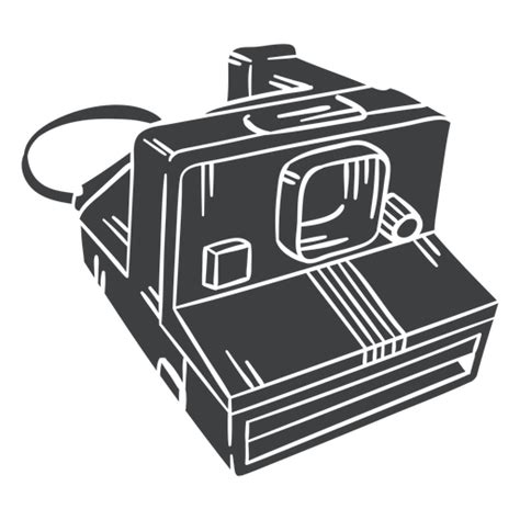 Cámara Polaroid Negra Descargar Pngsvg Transparente