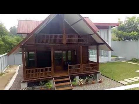 Cara membangun rumah 2 lantai dari rumah 1 lantai desain sumber : jual villa rumah kayu 2 lantai di Bandung beserta Tanah - YouTube