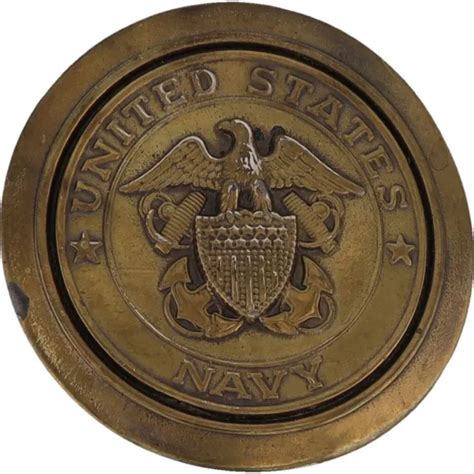 Usn Us Navy Uss Military Veteran Cpo Anchor Veteran 1970s Vintage Belt