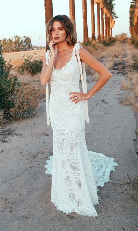 Online dress shopping has never been simpler! O'Keeffe | Backless Lace Bohemian Wedding Dresses | Open ...