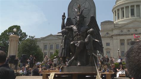 Satanic Sculpture Installed At The Illinois Statehouse Humans Are Free