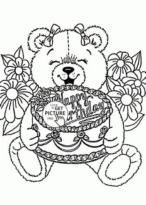 Happy Birthday Coloring Pages Printable 25 Free Printable Happy