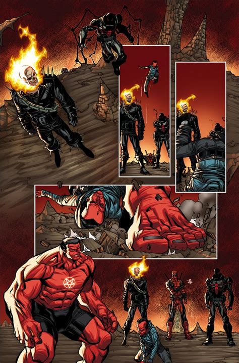 ghost rider bonds with teammates in thunderbolts 21 1st look ghost rider marvel marvel