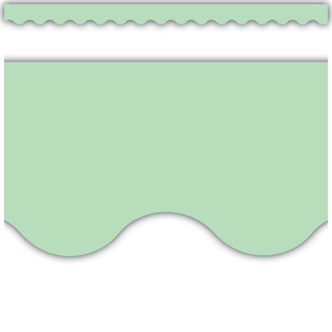 Mint Green Scalloped Border Trim Tcr8870 Teacher Created Resources