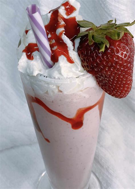 Strawberry Milkshake With Ice Cream Recipe