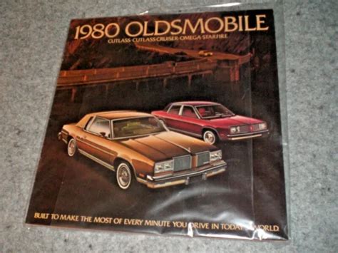 Vintage Oldsmobile Sales Brochure Cutlass Omega Starfire Mint