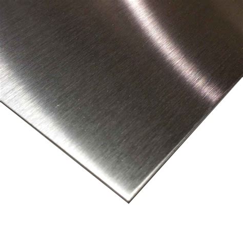 304 Stainless Steel Sheet 035 20 Ga X 12 X 12 4 Brushed