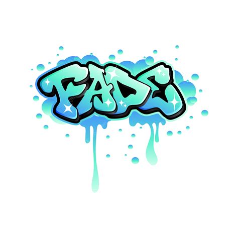 Fade Graffiti Typography Vector Fade Graffiti Typography Png And