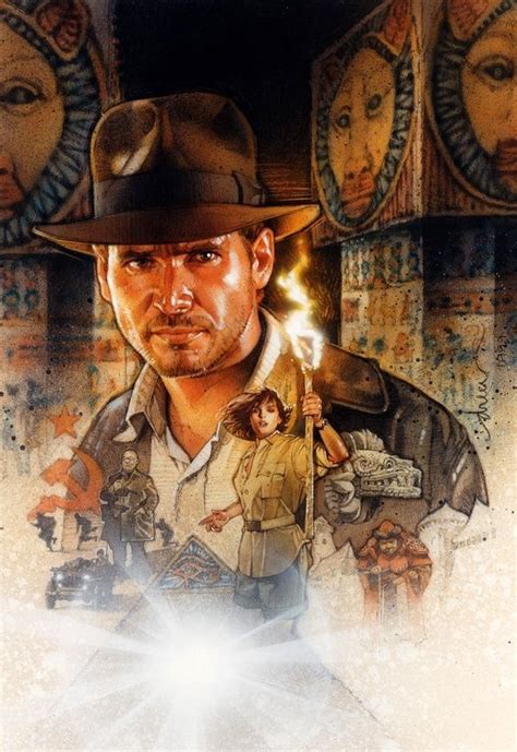 Drew Struzan Indiana Jones And The Temple Of Doom Description From