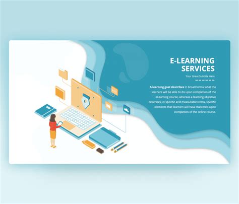 E Learning Services Powerpoint Ppt Template Premast