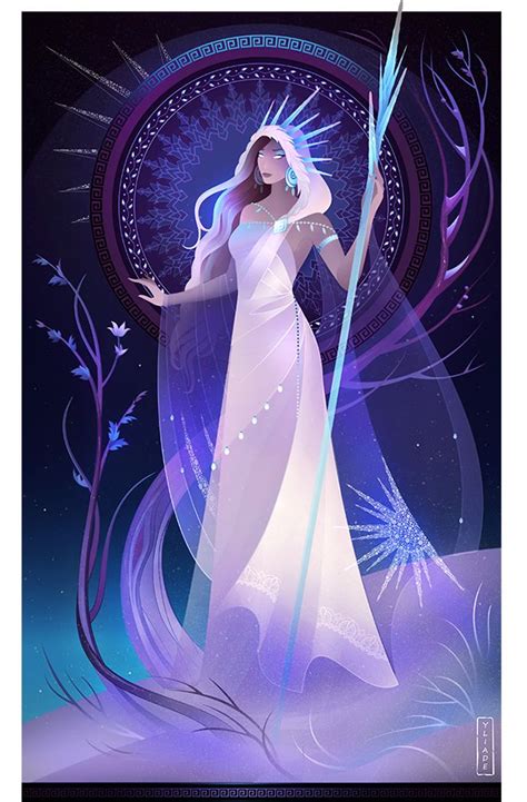 Khione ~ Greek Mythology By Yliade On Deviantart Greek Goddess Art