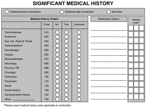 30 Printable Medical History Form Templates Word Pdf Templatedata