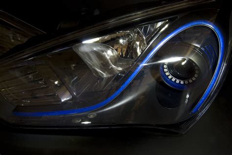 Click a location to view its replacement bulbs. 2013 Genesis Coupe Two Tone Headlights with RGB Angel Eyes ...