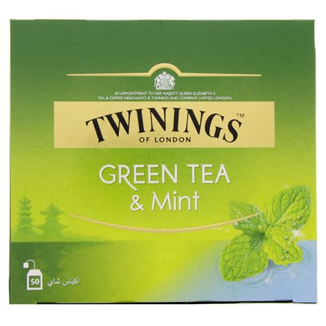 Twinings Green Tea And Mint 50 Teabags Green Tea Lulu Qatar