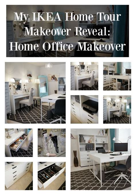 We Unveiled My Ikea Home Tour Makeover Home Office Makeover Ikea